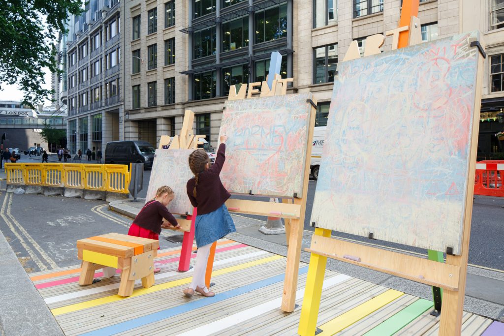 A public space fit for a festival – City Parklets revealed for LFA